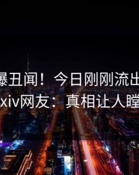 网红又爆丑闻！今日刚刚流出pzhan，pixiv网友：真相让人瞠目