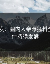 Pixiv突发：圈内人亲曝猛料全程，事件持续发酵