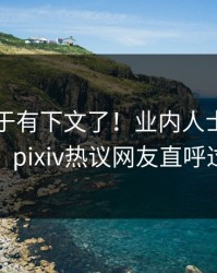 内幕终于有下文了！业内人士现身回应，pixiv热议网友直呼过瘾