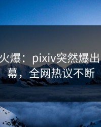 大V回应火爆：pixiv突然爆出pzhan内幕，全网热议不断