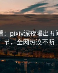 限时查看：pixiv深夜曝出丑闻震撼细节，全网热议不断