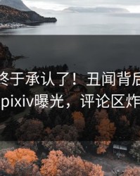 神秘人终于承认了！丑闻背后的故事在pixiv曝光，评论区炸裂