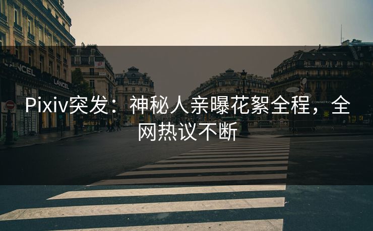 Pixiv突发：神秘人亲曝花絮全程，全网热议不断